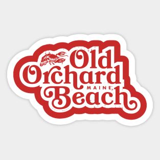 Vintage Old Orchard Beach Maine Lobster Sticker